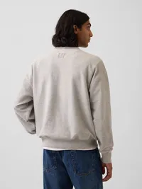Oversized Terry Sweatshirt - Light heather grey — view 3