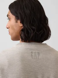 Oversized Terry Sweatshirt - Light heather grey — view 4