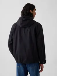 Oversized Utility Jacket - Black — view 3