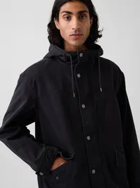 Oversized Utility Jacket - Black — view 4