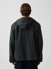 Oversized Utility Jacket - Tweed green — view 3