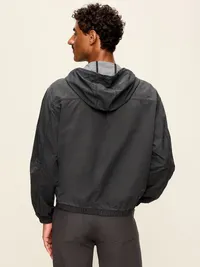 Oversized Washed Utility Jacket - Black Jack — view 2