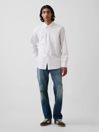 Oxford Button-Down Shirt - White — view 2