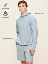 Performance Pullover Hoodie - Black Jack — view 5