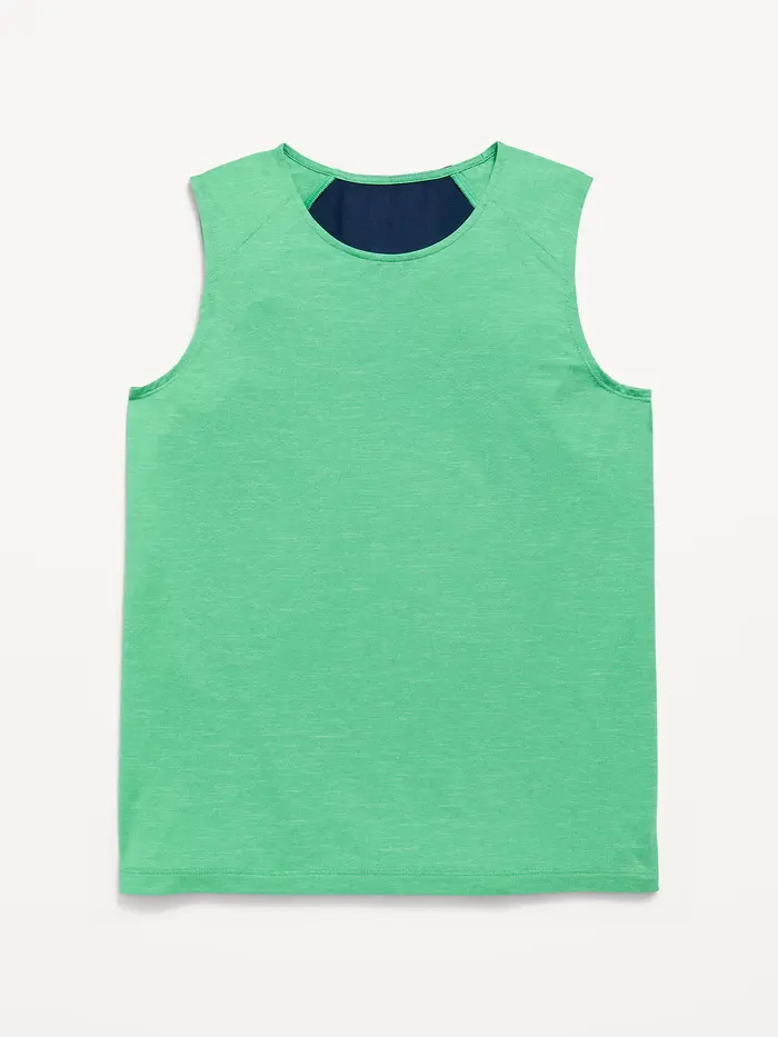 Performance Tank Top for Boys - Chrysolite
