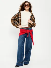 Plaid Jacket - Brown Plaid — view 3