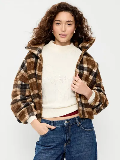 Plaid Jacket - Brown Plaid