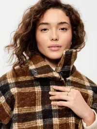 Plaid Jacket - Brown Plaid — view 4