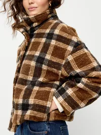 Plaid Jacket - Brown Plaid — view 5
