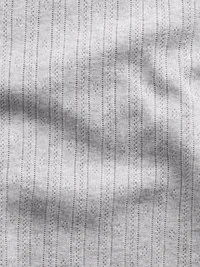 Pointelle Crop Cami - Heather grey — view 5