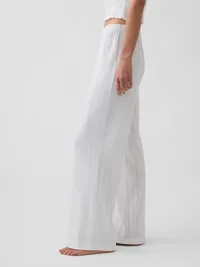 Pointelle PJ Pants - Fresh white — view 3