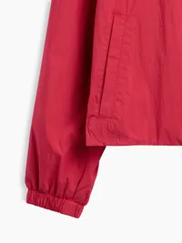 Poplin Oversized Track Jacket - Chakra red — view 3