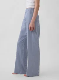 Poplin PJ Pants - Navy blue gingham — view 3