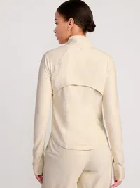 PowerSoft Full-Zip Fitted Jacket - Cozy Cashmere — view 2