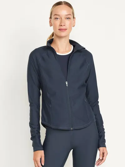 PowerSoft Full-Zip Fitted Jacket - Dusk Navy