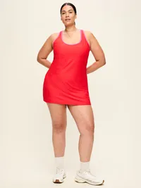 PowerSoft Keyhole Athletic Dress - Bold Red — view 5