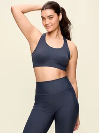 PowerSoft Molded Racerback Bra - Dusk Navy — view 3