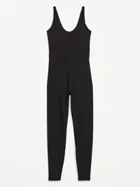 PowerSoft Sleeveless 7/8 Bodysuit - Black Jack — view 4