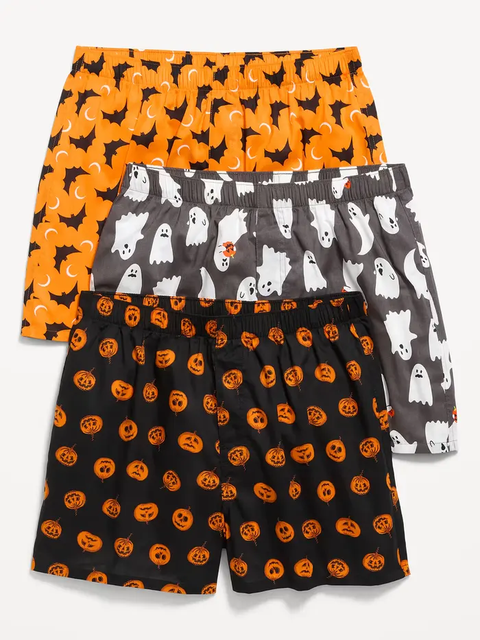 Printed Boxer Shorts 3-Pack - Halloween