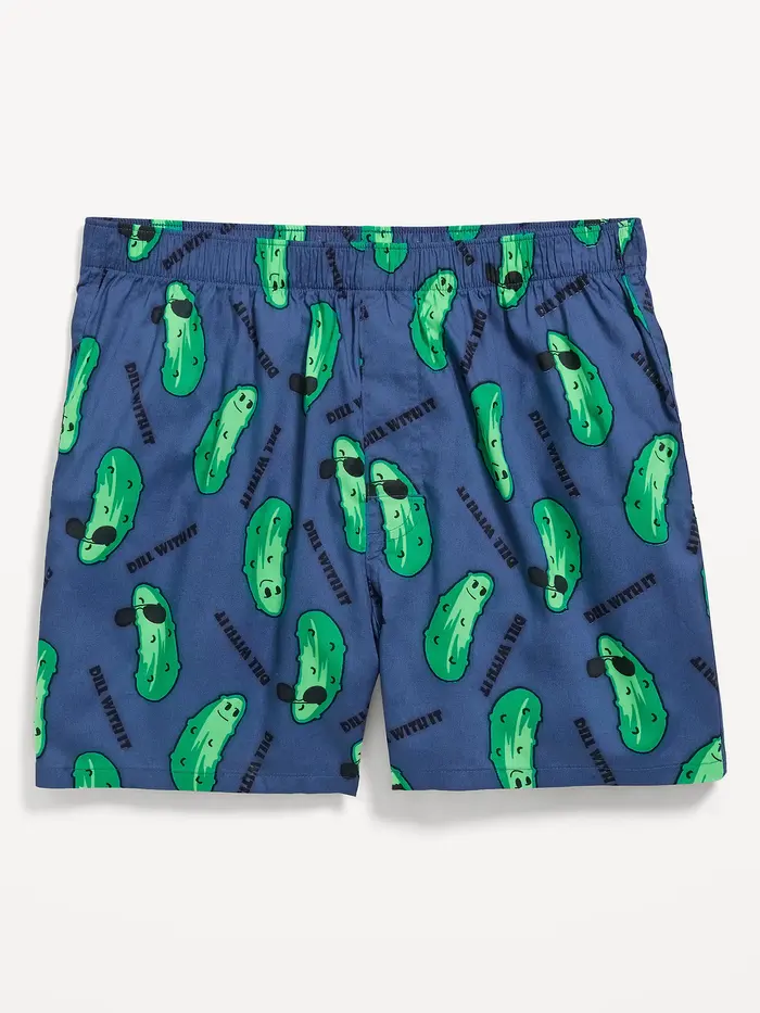 Printed Boxer Shorts - Dill With It