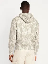 Printed Rotation Hoodie - White Trees — view 2