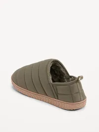 Puffer Slippers for Men - Olive — view 4