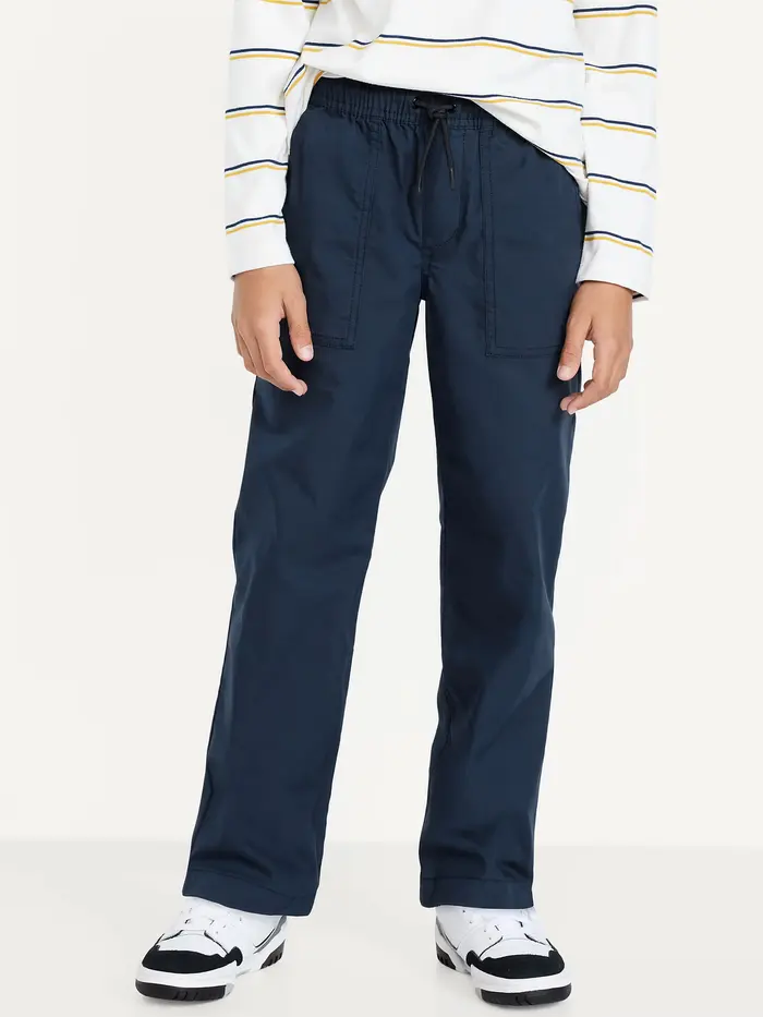 Pull-On Utility Tech Taper Pants for Boys - In the Navy