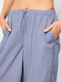 Pull-On Windbreaker Parachute Pants - Lunar Path — view 3