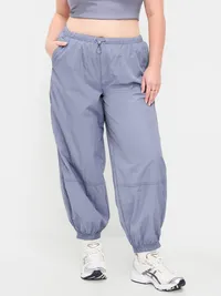 Pull-On Windbreaker Parachute Pants - Lunar Path — view 4