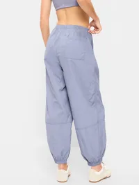 Pull-On Windbreaker Parachute Pants - Lunar Path — view 2