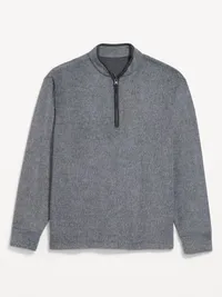 Quarter-Zip Pullover - Dusk Navy — view 2