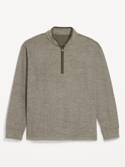 Quarter-Zip Pullover - Heritage Green