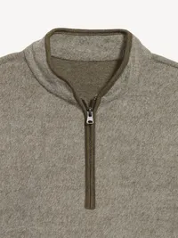 Quarter-Zip Pullover - Heritage Green — view 3
