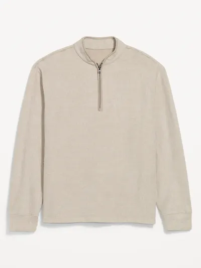 Quarter-Zip Pullover - Howlite