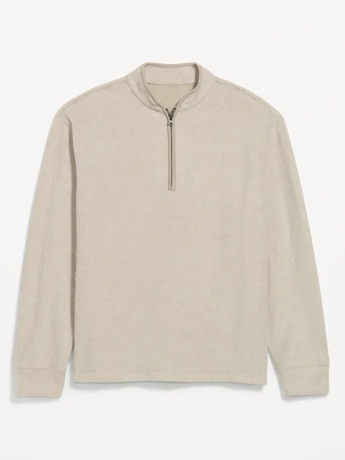 Quarter-Zip Pullover - Howlite