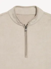 Quarter-Zip Pullover - Howlite — view 3