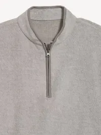 Quarter-Zip Pullover - Medium Gray — view 3