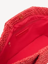 Raffia Frame Shoulder Bag - Moonfish Orange — view 4