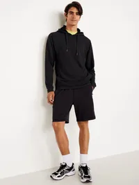Recharge Knit Pullover Hoodie - Black Heather — view 3