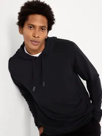 Recharge Knit Pullover Hoodie - Black Jack — view 3