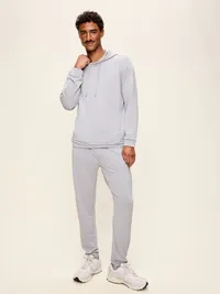Recharge Knit Pullover Hoodie - Light Gray — view 3