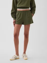 Relaxed Easy Shorts - Olive green — view 2