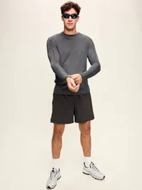Relaxed Mesh Performance T-Shirt - Panther — view 3