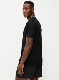 Relaxed Mesh T-Shirt - Black Jack — view 2