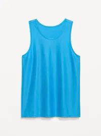 Relaxed Performance Tank - Distorted Blue — view 4