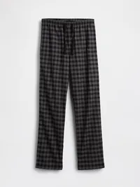Relaxed PJ Pants - Black plaid — view 4