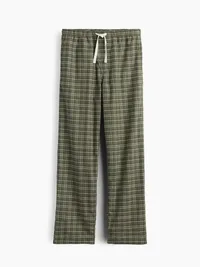 Relaxed PJ Pants - Green plaid — view 2