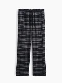 Relaxed PJ Pants - Grey & black plaid — view 2