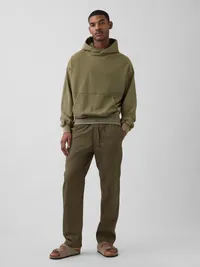 Relaxed PJ Pants - Olive Green — view 4