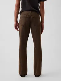 Relaxed Straight Jeans - Dark brown — view 4
